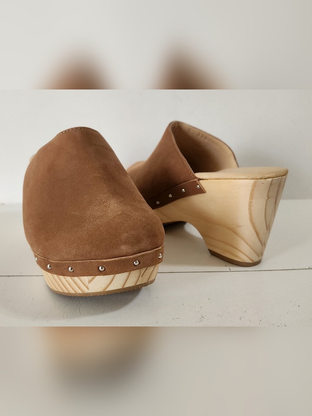 FIVE WORLD CLOG WOOD SLIP ON WOMEN'S SHOES SIZE US 9